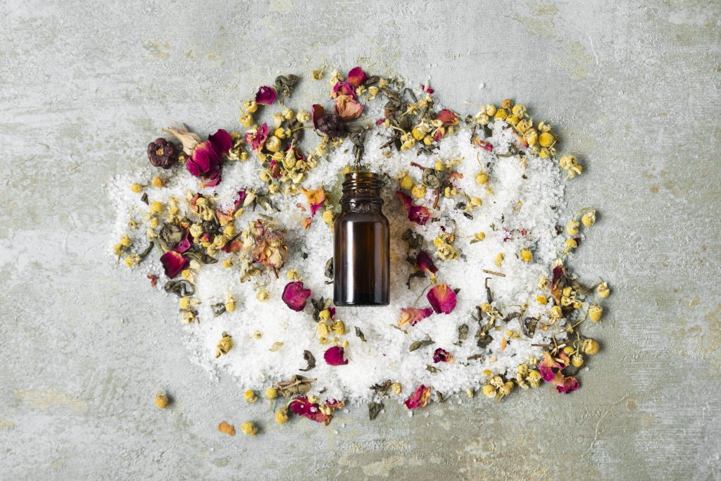centered-bottle-with-natural-skin-products